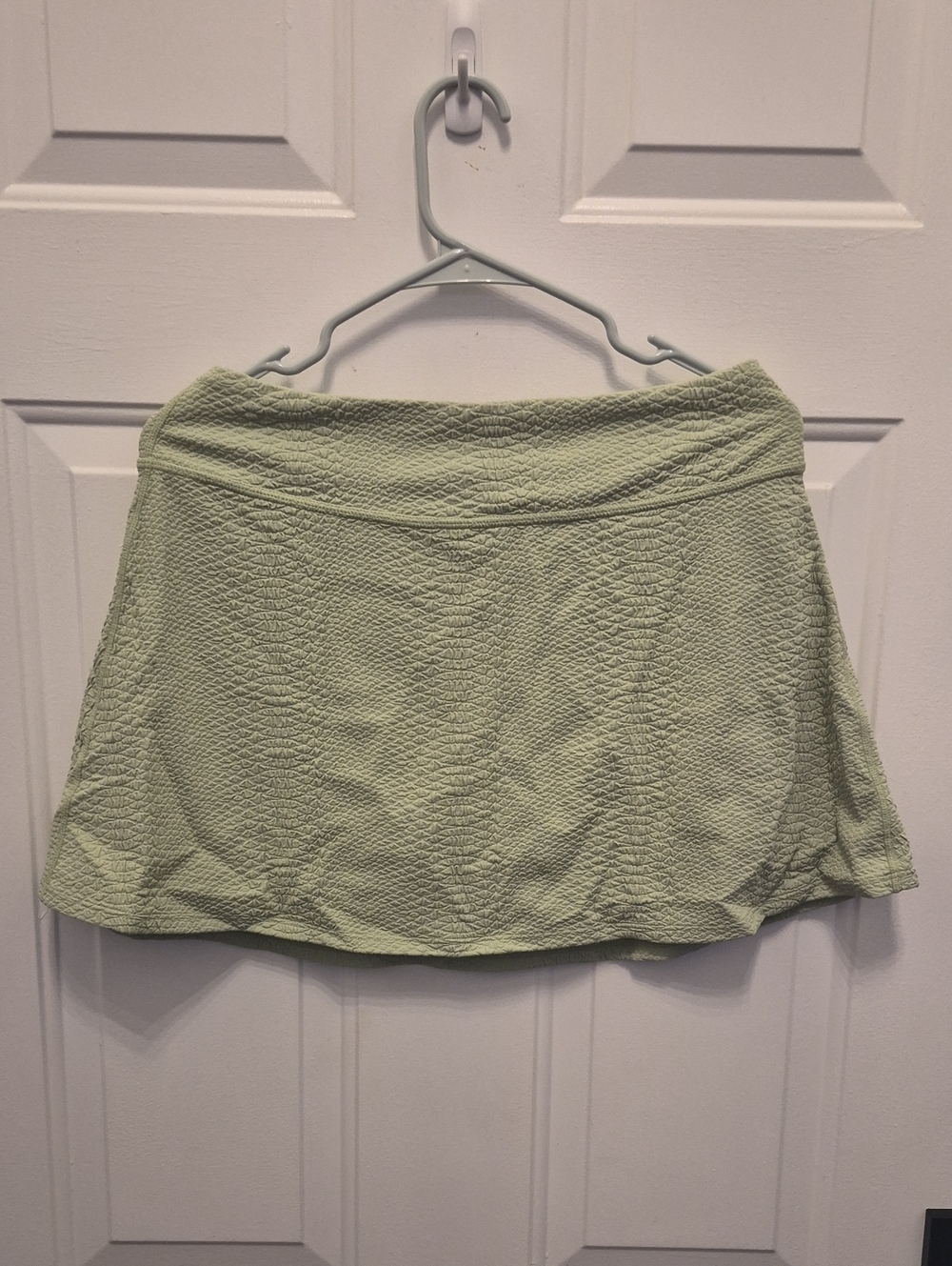 GIGI C Sage Green Textured Skirt